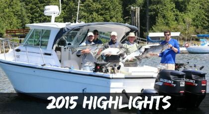  Salmon Fishing Highlights 2015, Ucluelet BC
