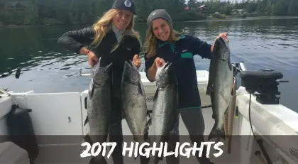 Salmon Fishing Highlights 2015, Ucluelet BC